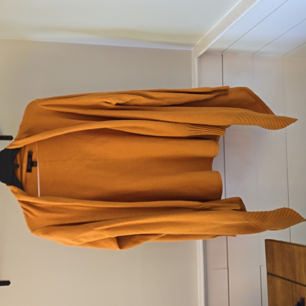 Love tree mustard cardigan